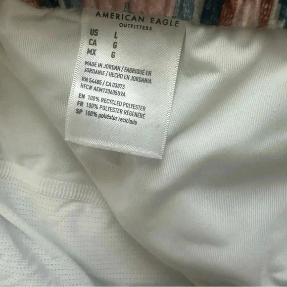 AE 5” Men’s Swim Trunks Size L Geo Print - Picture 5 of 7